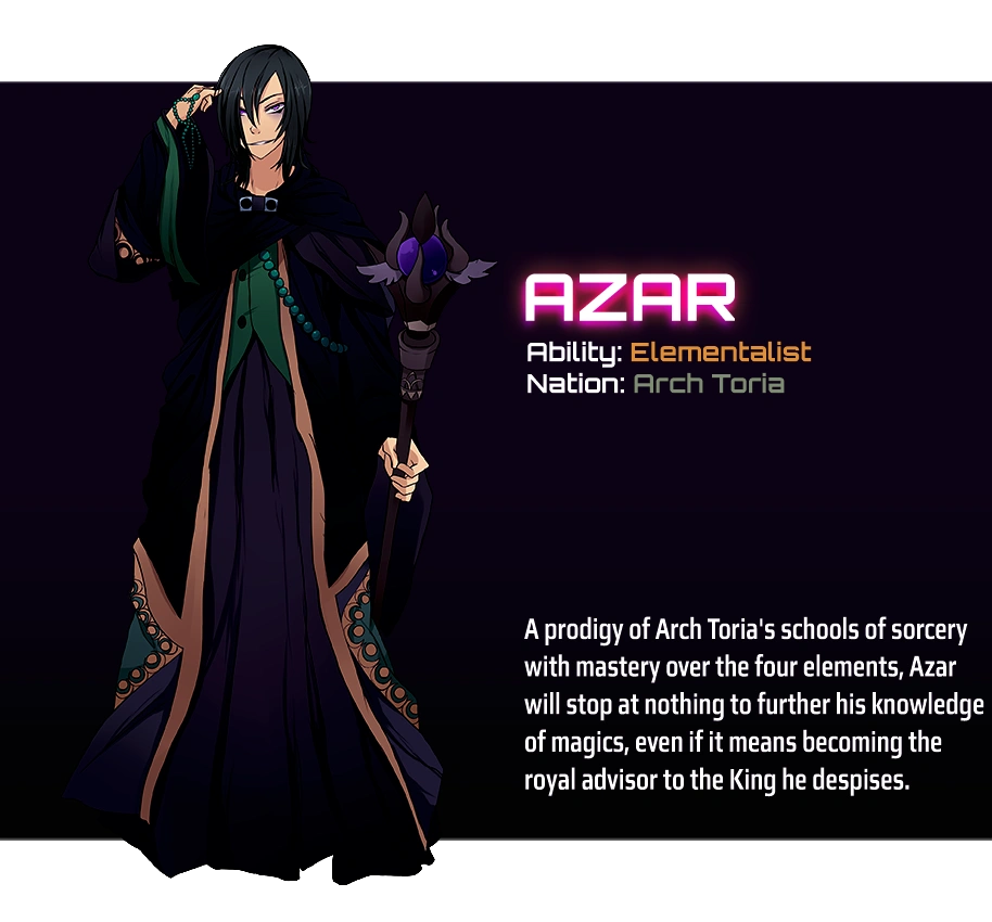 Azar Character Info
